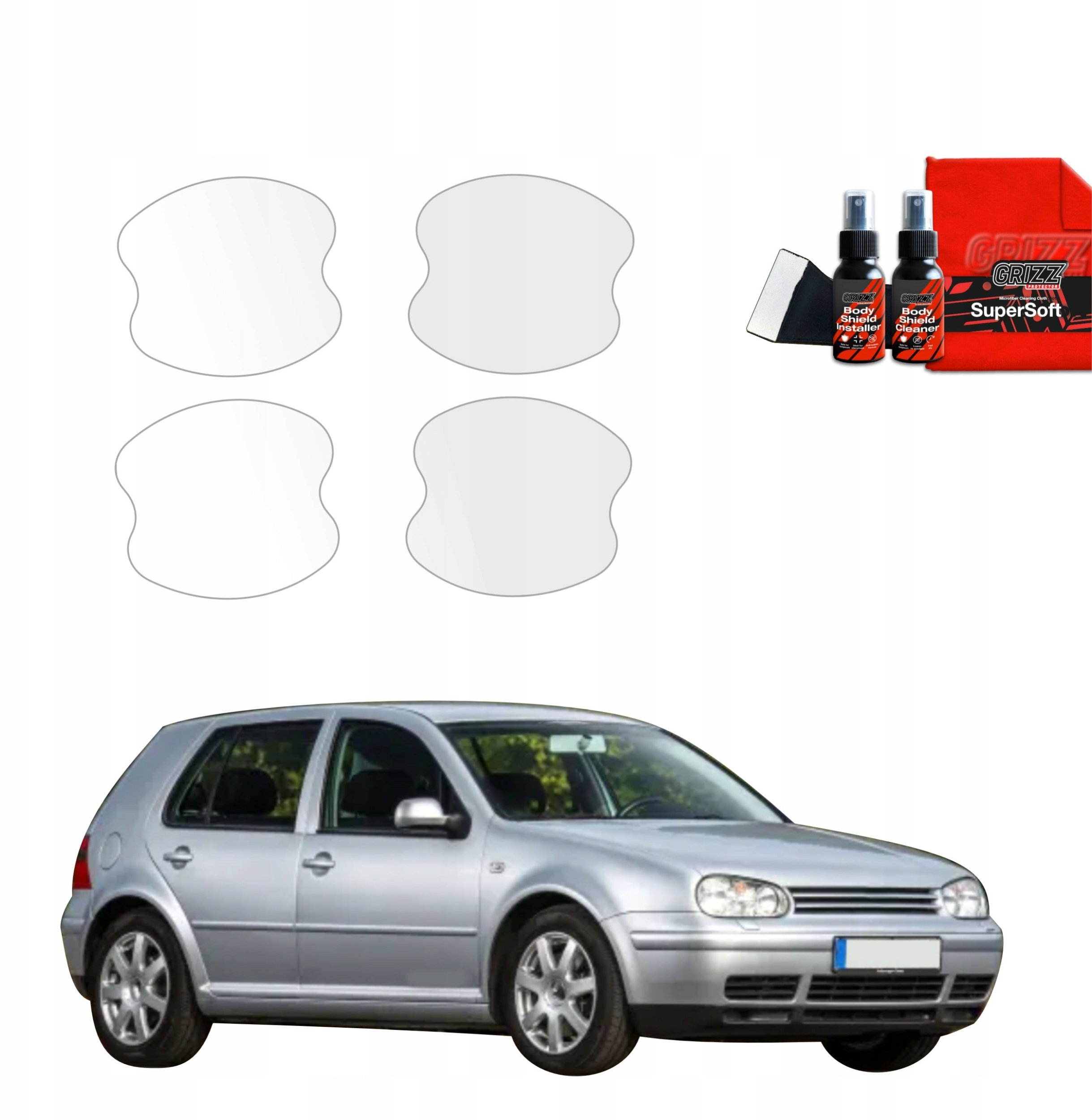 GrizzGlass   pod klamki BodyShield do Volkswagen